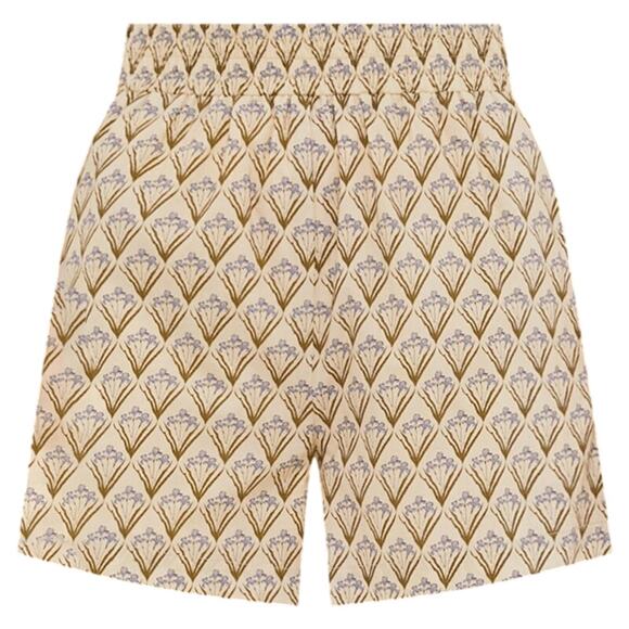 HYACINTH HOUSE Beige Trellis Floral Jasmine Shorts Size S NWT - Picture 8 of 8